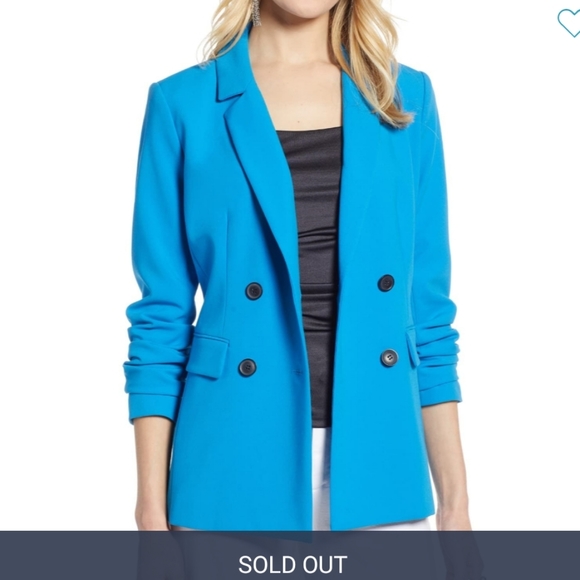 HALOGEN Green Ultra Double Breasted Blazer S - Picture 10 of 12